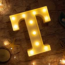 Brightown Decorative Led Marquee Letter Lights 26 Alphabet Light Up Letters Sign For Wedding Birthday Party Night Light Home Bar Decoration Battery Operated T Walmart Com Walmart Com