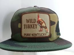 Vintage Wild Turkey Pure Kentucky Snapback Camo Mesh New Old Stock Nos Usa Made Innovativeproducts Trucker Pure Products Wild Turkey Vintage