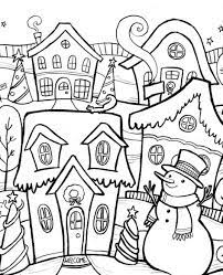 Scene Of Winter Coloring Pages Coloring Pages Winter Snowman Coloring Pages Halloween Coloring Pages