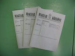 A pdf formátumú közlönyök megtekintéséhez adobe acrobat reader program szükséges. Magyar Kozlony Lap Es Konyvkiado