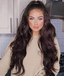 Bellami Hair On Instagram Happy Valentine S Day Bellas Rebecca Ferguson Looks Sweet In Our 22 Hair Brown Hair Extensions Bellami Hair Extensions
