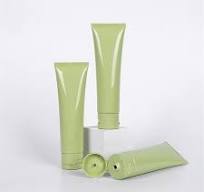 PCR Sugarcane Material 90ml Green Tube Cream Cosmetic Packaging With Flip  Top Cap for Eye Cream