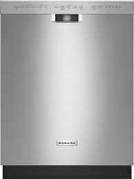 It's true, most dishwashers are the same size, and the standard size of a dishwasher is 24 inches wide by 35 inches high by 24 inches deep. Best Buy Kitchenaid 24 Built In Dishwasher With Stainless Steel Tub Stainless Steel Kdfe104dss
