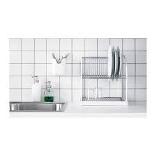 Bestaende Dish Drainer Silver Color White Ikea Dish Drainers Ikea Detergent Dispenser