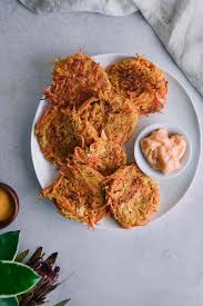 Turnip Carrot Cakes With Garlic Aioli Easy Pan Fried Veggie Cake Recipe Recipe Turmeric Recipes Turnip Recipes Vegan Side Dishes