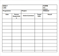 You can download these 43 free log templates from the links bellow. Daily Logs Template Bitem