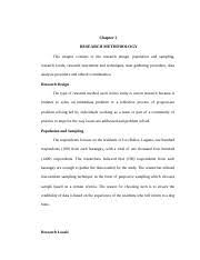 We do not want you to waste previous hours reading whole chapters only to discover that your recording is unusable due to a preventable technical glitch. Whole Document Docx Chapter 1 The Problem And Its Background This Chapter Contains The Problem And Its Background Statement Of The Problem Which Course Hero