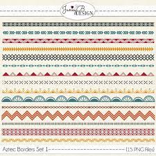 Seamless Aztec Borders Aztec Patterns Western Borders Etsy In 2021 Border Design Page Borders Design Colorful Borders Design