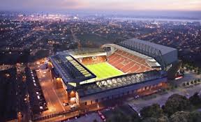 Liverpool football club is a professional football club in liverpool, england, that competes in the premier league, the top tier of english football. Liverpool Football Stadium New Anfield Ground E Architect