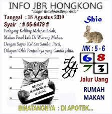 Syairtogel Jbr Hongkong Minggu 18 Agustus 2019 Buku Tanggal Singapura