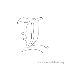 Download and print our free letter s stencil type alphabets which are available in a variety of styles for you to choose from such as arial, block, cursive, decorative, girly, gothic and more!. Gothic Stencil Letters Stencil Letters Org