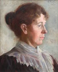 OSKAR ANDERSSON (1877-1906). tuschteckning, "Den senaste landsplågan"  signerad A, daterad 1905 enligt påskrift a tergo. Konst