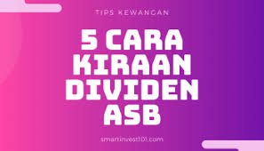 Duduk tidur makan dividen also can get this la. Dividen Asb 2019 Terendah Sejak 1990 Smartinvest101