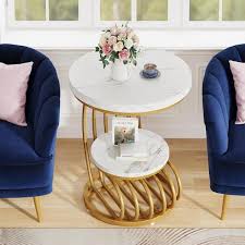 End Table Vintage Round Side