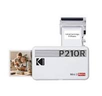 KODAK Mini 2 Retro 4PASS Portable Photo Printer (2.1 X 3.4 inches) + 8  Sheets, White