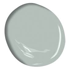 Don't buy frosted glass bottles — easily paint your own! Beach Glass 1564 Benjamin Moore