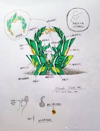 my paintings saint seiya hand painted 2018 nov 6中午完成 迈达斯 南冕座 水性笔 水彩笔 圣衣 改画 南冕座 意为 南边的花环 ps 这个青铜圣衣和原人设来自于老外的设计方案 我的改画方案完全舍弃老 saint seiya painting saints