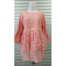 Detail produk gamis brokat warna gold ini adalah. Jual Baju Brokat Model Susun Warna Peach Toko Kana Fashion Surabaya Jawa Timur Indotrading