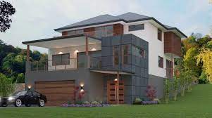 6 Bed Garage Under Home Design 397mt House Plans Australia Sloping Lot House Plan Affordable House Plans