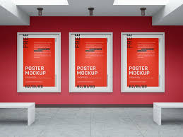 Download Free Art Gallery Mockup Free Mockup Poster Mockup Free Poster Mockup Canvas Gallery Wall