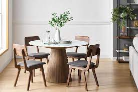 Browse through our wide array of dining tables and discover dining furniture to complement any decor from modern to vintage. Round Or Rectangular How To Pick The Right Shape Of Dining Table For Your Home Castlery United States