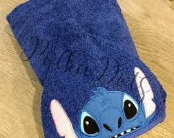 Dohler wrap baby after bath to keep it dry and happy with this colorful thick terry hooded towel. Stitch Hooded Towel Etsy