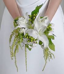 See more ideas about rustic wedding flowers, country wedding inspiration, wedding flowers. White Lilies Green Hypericum Berries And Hanging Amaranthus Gorgeous Wedding Bouquet Bright Wedding Flowers Blue Wedding Flowers Navy Wedding Flowers