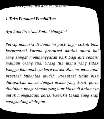 Aug 10, 2021 · 6. 13 Contoh Teks Persuasi Tentang Pendidikan Kesehatan Dan