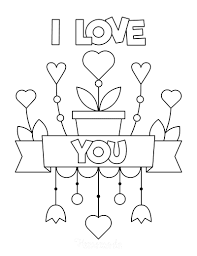 These valentines day coloring pages printable are ideal for kids of all ages. 50 Free Printable Valentine S Day Coloring Pages