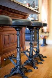 Wrought iron bar stools two bar stools with solid and attractive wrought iron frames in black color. Wrought Iron Bar Stools Ideas On Foter