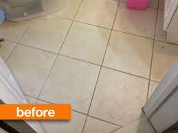 Id say they get a quick spray when the sink. We Tried It The Miracle Grout Pen Test Before After Apartment Therapy