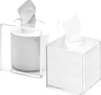 Amazon.com: Voittozege 2 Pack Square Acrylic Clear Tissue ...