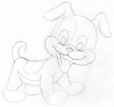 This emblematic race from usa, canada, new. Draw Cartoon Puppy Very Cute