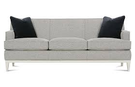 Black And White Houndstooth Sofa Stella Sofa Onyx Houndstooth Pearl Onyx White Houndstooth In 2020 Rowe Furniture Custom Sofa Sofa