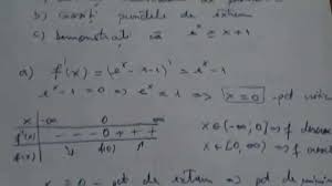 Identificarea punctelor de extrem local/relativ, ale unei functii f: Functii Monotonie Puncte De Extrem Inegalitati Exercitii Rezolvate Youtube