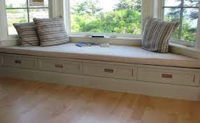 This week on pete's shop makes i show you how i took a basic bench seat design, a few 2x4's and some plywood to make this stylish yet functional window bench. Halifax Cabinetry Other Wall Units And Built Ins Bay Window Seat Home Decor Bedroom Window Seat Storage