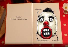 Comic Relief Bake Off 2015 Chris Moyles Vegetable Selfie Showstopper Great British Bake Off Comic Relief Chris Moyles