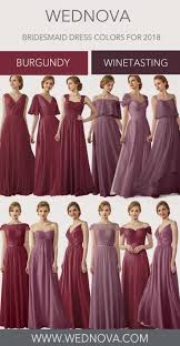 Dress Bridesmaid Chiffon Burgundy 40 Ideas For 2019 Different Bridesmaid Dresses Stunning Bridesmaid Dresses Bridesmaid Dresses