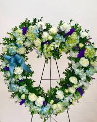 With teleflora, you can buy happy birthday flowers, get well bouquets, funeral and sympathy flower arrangements, and everyday beautiful florals. Forever In Our Hearts Funeral Wreath Funeral Flowers In Medfield Ma Lovell S Florist Greenhouse Nursery