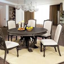 The chairs fit perfectly around the table for backyard family dining, picnics, or lounging poolside with friends Arcadia 7 Piece Round Dining Table Set By Furniture Of America Foa Cm3150r