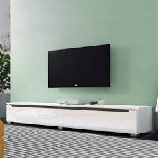 2 vitrines horizontales à suspendre. Meuble Tv Banc Tv Swift 180 Cm Blanc Brillant Sans Led A Suspendre Ou A Poser Style Moderne Achat Prix Fnac