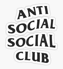 Black And White Brand Stickers Stickers Brand Stickers Anti Social Fun Stickers