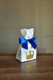Royal Prince Baby Shower Favor Bags Ships In 1 3 Business Days Mini Party Favor Bags With King Crown And Bows 10ct W36mfb Prince Baby Shower Favors Prince Baby Shower Royalty Baby Shower