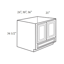 Svb 30 Tkd Gray Mist Vanity Sink Base Full Height With Toe Kick Drawer Cabinet Rta Rta Bathroom Cabinets