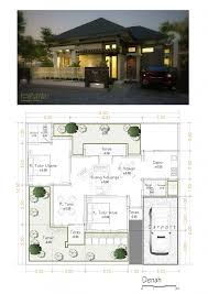 Rumah ini memiliki 3 kamar tidur ukuran double bed dan 1 kamar mandi besar untuk digunakan bersama. Review Desain Rumah Tinggal Tipe Kesatria 12 5x13 5m2 Aguscwid