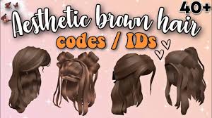 The latest roblox promo codes, including free roblox hair, clothes, shirts, outfits, hats, skins, and more. Roblox Brown Hair Id Code 08 2021
