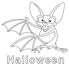 Kostenlose Malvorlage Halloween Fledermaus Zum Ausmalen Zum Ausmalen
