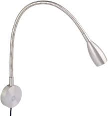 Acegoo Bedside Reading Light Minimalist Led Bed Reading Lamp Dimmable Touch Switch Headboard Wall Surface Mount Brushed Nickel Amazon Com