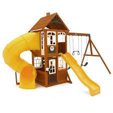 Shop a wide selection of kidkraft outdoor playhouse in a variety of colors, materials and styles to fit your home. Kidkraft Castlewood Wooden Play Set Walmart Com Walmart Com