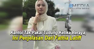Fathia latiff datang ke studio h live! Di Samping Mereka Saya Lebih Selesa Buka Tudung Kantoi Tak Pakai Tudung Ini Penjelasan Fathia Latiff